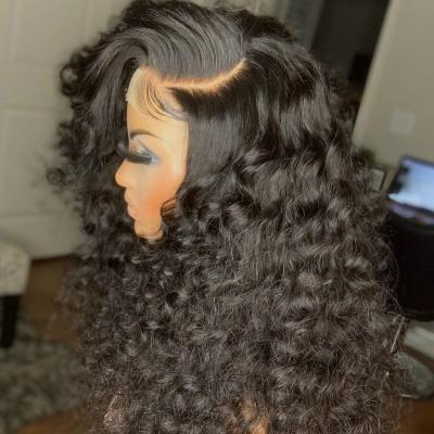 China Wholesale Curly Hair 13x6 Hd Lace Front Wigs For Black Woman Transparent Virgin Hair Lace Front Human Hair Wigs for sale