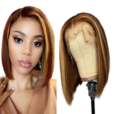 China Wholesale 10a 12a Guarantee Space Brazilian Hair Silky Straight Seller Short Wave Bob Double Cut Cheap Ombre 1B 27 Pixie Curl Weave Wigs Super Drawn 27 for sale