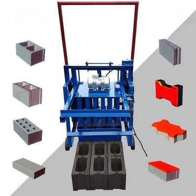 China Customized Hand Press Diesel Mobile Brick Machine for Cement Concrete Pavement for sale