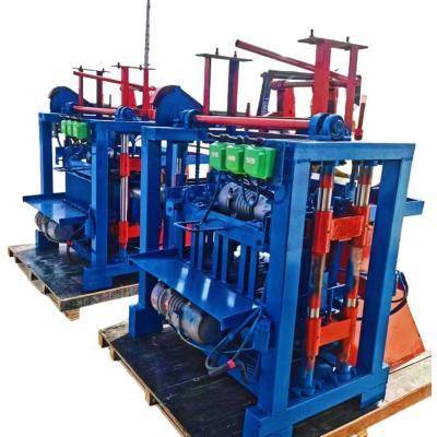 China Mobile Cement Concrete Cement-Steel Slag Cobble Hollow Block Brick Machine for 1-2 People for sale