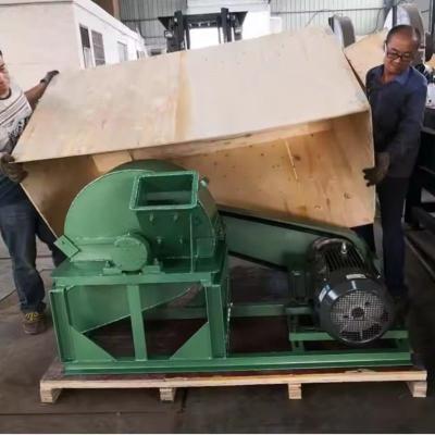 China Waste Wood Crusher Machine Rattan Shredder Wood Chip Crusher Plant with 55Kw Motor for sale