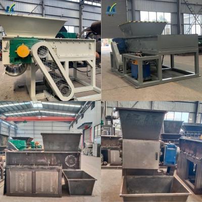 China Hard Plastic Crusher Single Axis Shredder for Plastic Waste Scrap Metal Plywood Wood Pallet for sale