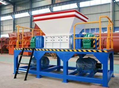 China Nylon Double-Roll Rubber Shredder Machine for Recycling of Waste Crumb Rubber Powder for sale