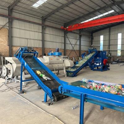 China Kleine flessenwasmachine handige zak recycling lijn EPS Plastic Flakes Waslijn Te koop