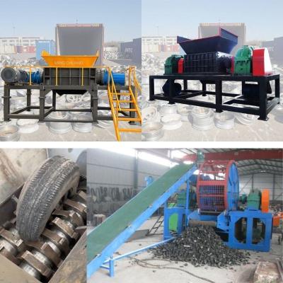 China MCS-2200 Scrap Rubber Tube Wheels Car Truck Tire Rubber Shredder Recycle Machine for sale