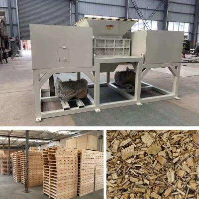 China Wood Recycling with Wood Chipper Shredder Wood Processing Machine and Town Shaft for sale