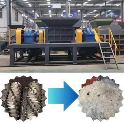 China Mulch Shredding Machinery Double Hob Shredder Machine Double Single Shaft Shredder for sale