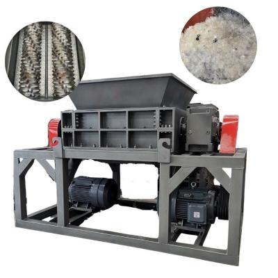 China Customized Request Waste Industrial Film Shredding Dual Hob Shaft Foam Shredder Machine for sale