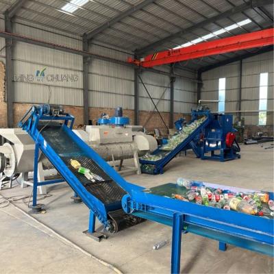 China Assurance and Utilization Rate in Tangential Feed Plastic Bottle Crusher Production Line for sale