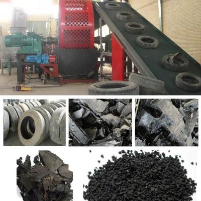 China 42CrMo Material Automatic Tire Recycling Rubber Granule Tire Shredder Machine Crusher for sale