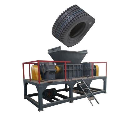 China Heavy Duty Industrial Waste Rubber Tire Shredder Tire Shredding Machine Te koop