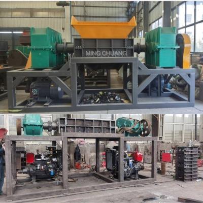 China MC Series Automatic Two-Shaft Shredder for Scrap Steel Iron Metal Blocks Production for sale