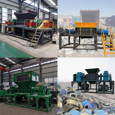 China Scrap Iron Blocks Automatic Aluminum Tubes Blocks Aluminum Alloy Metal Shredder for sale