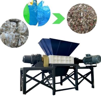 China Multifunktioneel plastic filmverpakkingszakken Een-as shredder voor automatisering Te koop