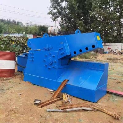 China Potente 30Kw Máquina de corte de rebar de cocodrilo hidráulico para chatarra de metal de acero de canal en venta