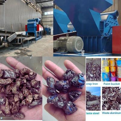 China Customized MCJ-1000 Scrap Metal Hammer Crusher for Heavy Duty Scrap Aluminum Tube for sale