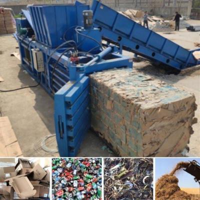 China Horizontale hydraulische handmatige Coco Coir Press Baler Bagging Machine voor zaagstofspannen Te koop