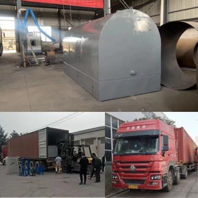 China Making Charcoal Carbonization Furnace with Straw Coconut Shell Bamboo in US Currency for sale