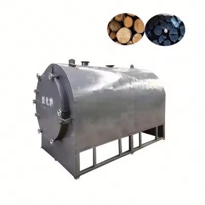 China Customized Horizontal Bamboo Chips Wood Biomass Carbonization Furnace for Making Charcoal for sale