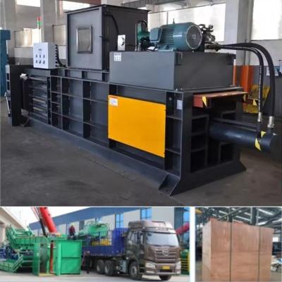 China Motor 18 kW Hydraulikpresse Beutelmaschine Holz Sägepulver Baling Press Baler Maschine zu verkaufen