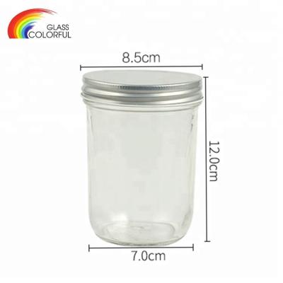 China Factory Supply Traditional Glass Air Jar Storage Tight Jar Empty Food for sale