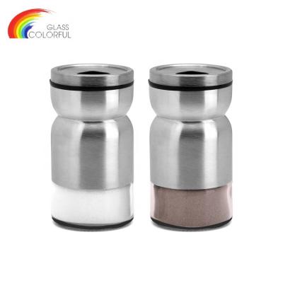 China Traditional kitchen used salt and pepper glass bottle jar food safe for kitchen storage for sale