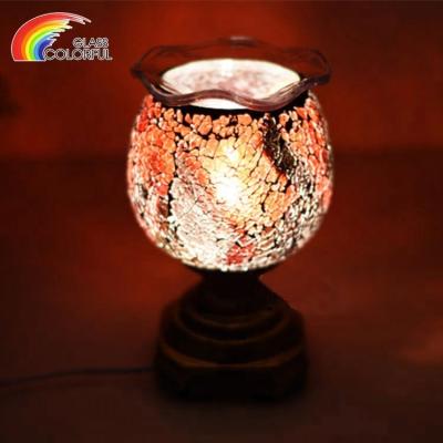 China Metal+glass China Decoration Electric Fragrance Aroma Oil Burner for sale