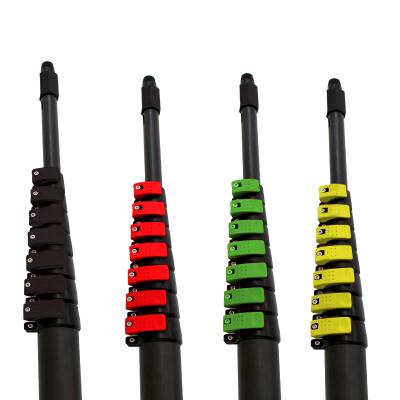 China Extenclean Stocked 24 Foot Carbon Fiber Widening Poles For Telescopic Window Washing Handle for sale