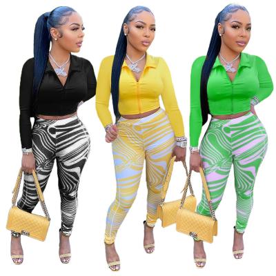 China Anti-pilling 2021 Women's Joggers Pants Two Piece Tracksuit Short Long Sleeve Sportswear 2 Piece Set Biker Set For Women for sale