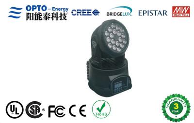 Cina Luce 60pcs 18W, 12 carrello della fase principale RGBW dello zoom degli studi della TV dei canali DMX in vendita