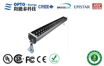 China Dos líneas 48W llevaron la luz IP68 de la lavadora de la pared con la lavadora de la pared de DMX 512 RGB al aire libre en venta