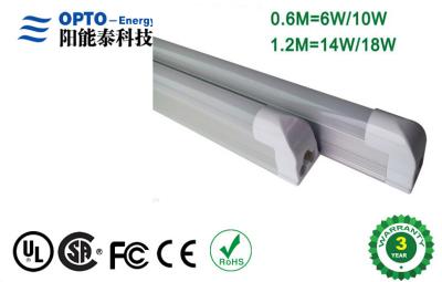 China 50/18w 4 el pie integrado 60Hz T5 llevaron el blanco caliente SMD2835 del tubo para la sala de reunión en venta