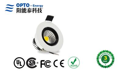 China 20 W Dimmable Ceiling COB LED Down Light Fixture Recessed Warm White / Pure White 60 Degree for sale