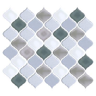 China Strong Adhesion Backing Of Custom Peel Off Kitchen Wall Tiles PET Wall Paste Tiles Kitchen Backsplash For Wall for sale