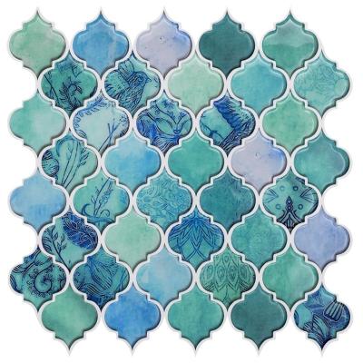 China Decorative DIY Peel And Stick Tile Self Adhesive Stick On Vinyl Sticker Wall Smart Tiles for sale