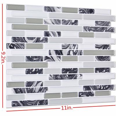 China RV Decoration Peel And Stick Vinyl Self Adhesive Wall Tiles Stickers For Kitchen Bathroom Apartment Interior for sale