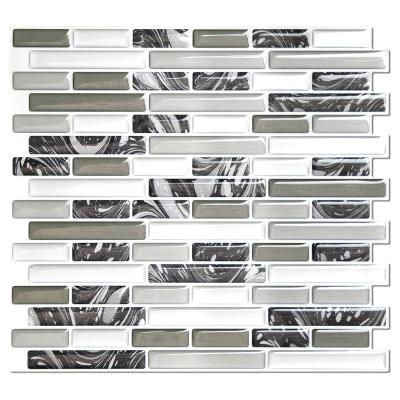 China Self Adhesive Marble 3D Wall Peel And Stick Tile For Backsplash Mosaic Sticker Tiles for sale