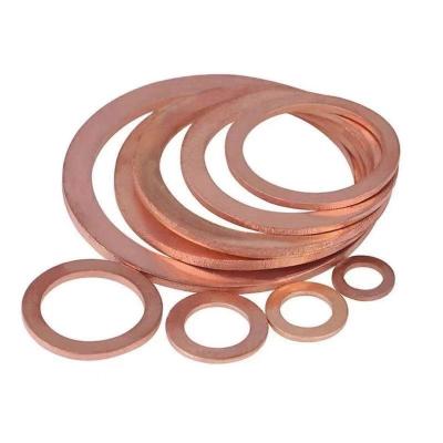 China Durable Assortment Price Flat Gasket Copper Gasket 16*22*1 Brass Gasket Ring 16*22*1 Good Quality Flat Gasket Size for sale