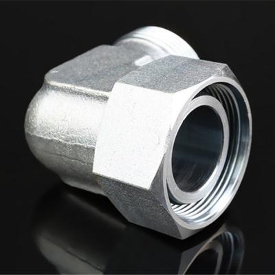 China Carbon Steel CT-EW 90 DEGREE ELBOW PIVOT NUT HYDRAULIC FITTING for sale