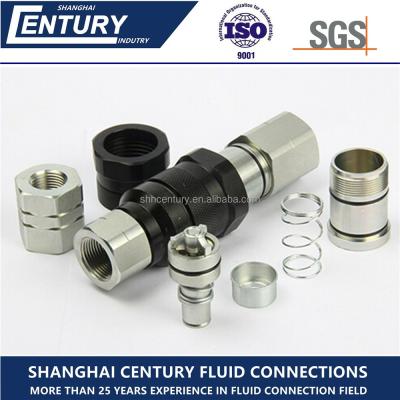 China Connect pipes STUCCHI VEP FLAT FACE WIRE LOCK HYDRAULIC QUICK TO CONNECT COUPLING for sale