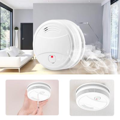 China ABS Plastic Smoke Detector Tester Wifi Fire Detector System Alarm Tuya Smoke Sensor Detector Smart Radio for sale