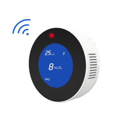 China Rechargeable Detector Remote Control Alarm Tuya Wifi Gas Leak Gas Leakage Kitchen Natural Gas Alarm Portable Radio for sale