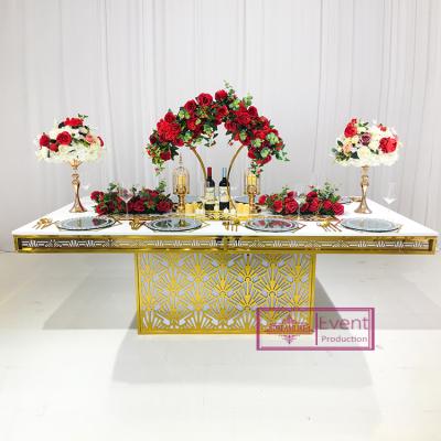 China (Other) Wholesale Furniture Foshan Design Adjustable Wedding Dining Table New For Sale for sale