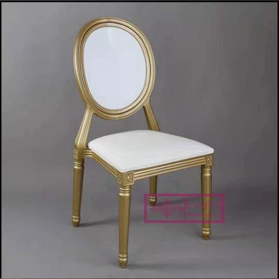 China (Other)Adjustable Resin Frame Louis Wedding Chairs Backrests Resin Louis Outdoor Dining Chairs for sale