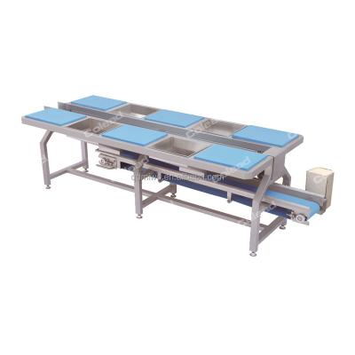 China High Efficiency Two Layer Vegetable Inspection Machine Picking Conveyor for sale