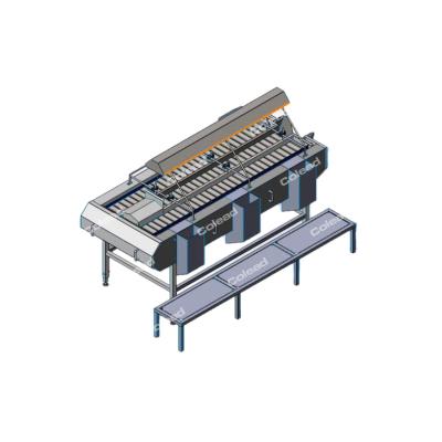 China Adjustable Speed ​​Fruit And Vegetable Potato Conveyor With Light for sale