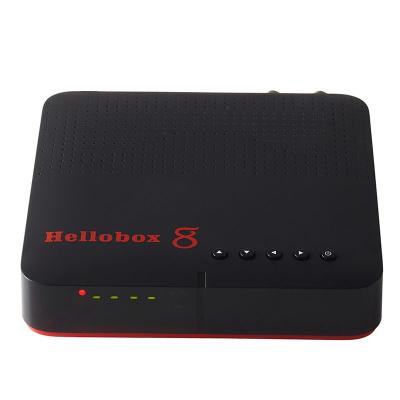 China Hellobox 8 DVB-T2 &S2 TV Box Satellite Receiver Support Combo TV Play on Phone Satellite TV Receiver Built-in WiFi Support CCCAM 8 for sale