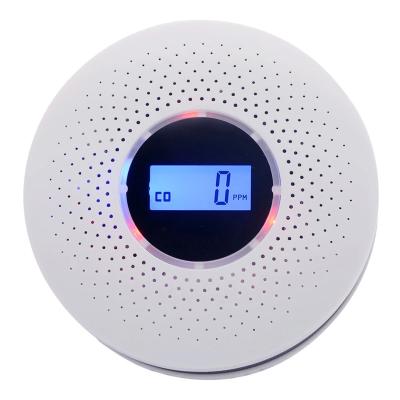 China With LCD Screen With Display Home Security Fire Carbon Monoxide Detector Alarm CO Alarm Smoke And Carbon Monoxide Alarm for sale