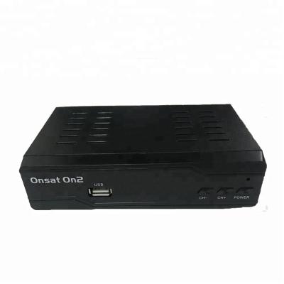 China Onsat On2 mepg4 gprs DVB-S2 decoder with Tcam account MYTV &French open channels for Africa On2 for sale