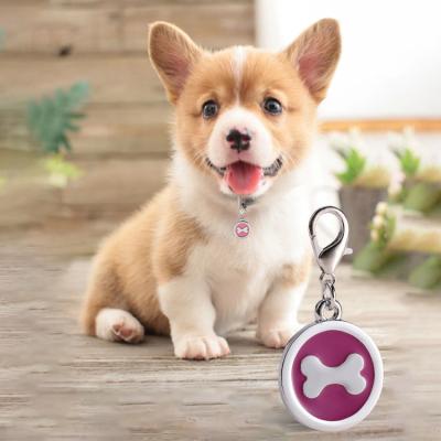 China Personalized Pet Supplies Aluminum Stainless Steel Metal Blank QR Code Pet Tag Blank Dog Tag Bone Shaped Dog Name ID Tag for sale